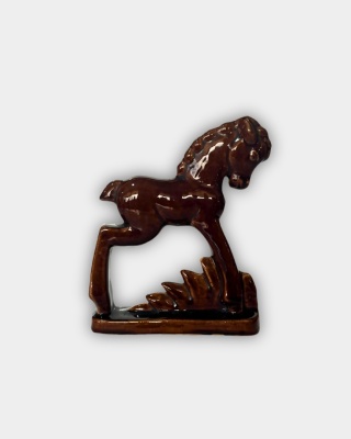 Figurka ceramiczna Konik