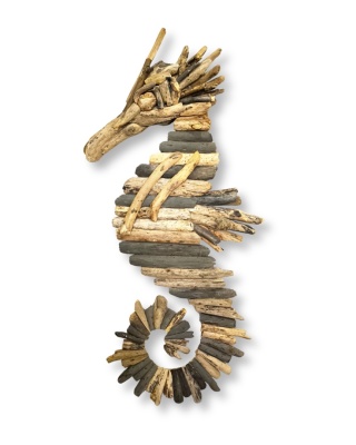 Konik morski driftwood na ścianę