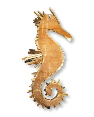 Konik morski driftwood na ścianę